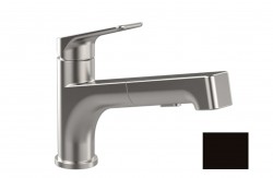 VILLEROY & BOCH - Junis Shower Dřezová baterie s výsuvnou sprškou, matná černá (92810006)