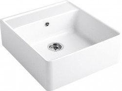 VILLEROY & BOCH - Keramický dřez Single-bowl sink White alpin modulový   595 x 630 x 220 bez excentru (632061R1)
