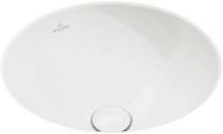 VILLEROY & BOCH - Loop&Friends Umyvadlo vestavné, průměr 33 cm, bez přepadu, CeramicPlus, alpská bílá (4A5101R1)