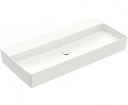 VILLEROY & BOCH - Memento 2.0 Umyvadlo 100x47 cm, bez přepadu, bez otvoru pro baterii, alpská bílá (4A221F01)
