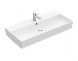 VILLEROY & BOCH - Memento 2.0 Umyvadlo nábytkové 100x47 cm, s přepadem, otvor pro baterii, alpská bílá (4A221G01)