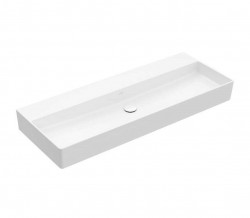 VILLEROY & BOCH - Memento 2.0 Umyvadlo nábytkové 120x47 cm, bez přepadu, bez otvoru pro baterii, CeramicPlus, alpská bílá (4A22CFR1)