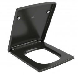 VILLEROY & BOCH - Memento 2.0 WC sedátko, SoftClosing, QuickRelease, Pure Black (8M24S1R7)