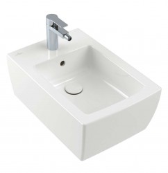 VILLEROY & BOCH - Memento 2.0 Závěsný bidet, s 1 otvorem pro baterii, alpská bílá (44330001)