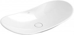 VILLEROY & BOCH - My Nature Umyvadlo na desku 81x41 cm, bez otvoru pro baterii, bílá (411080R1)