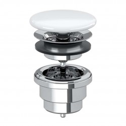 VILLEROY & BOCH - Neuzavíratelná výpusť, Stone White (683500RW)