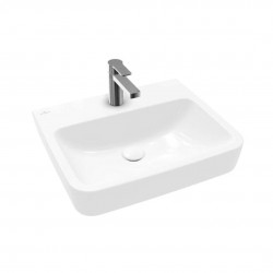 VILLEROY & BOCH - O.novo Umyvadlo 55x46 cm, bez přepadu, otvor pro baterii, alpská bílá (4A41MJ01)