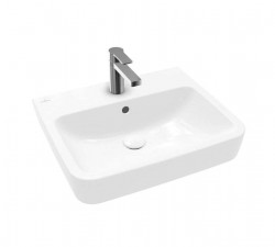 VILLEROY & BOCH - O.novo Umyvadlo 55x46 cm, s přepadem, otvor pro baterii, alpská bílá (4A415501)