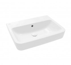 VILLEROY & BOCH - O.novo Umyvadlo 60x46 cm, s přepadem, bez otvoru pro baterii, alpská bílá (4A416201)