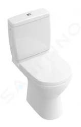 VILLEROY & BOCH - O.novo WC kombi mísa Compact, zadní odpad, DirectFlush, alpská bílá (5689R001)