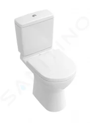 VILLEROY & BOCH - O.novo WC kombi mísa, zadní odpad, DirectFlush, AntiBac, CeramicPlus, alpská bílá (5661R0T2)