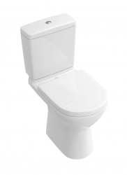 VILLEROY & BOCH - O.novo WC kombi mísa, zadní odpad, DirectFlush, AntiBac, CeramicPlus, alpská bílá (5661R0T2)