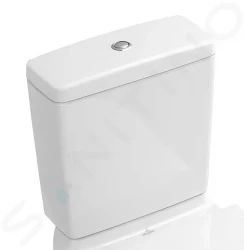 VILLEROY & BOCH - O.novo WC nádržka kombi, boční přívod, CeramicPlus, alpská bílá (5760S1R1)