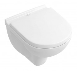 VILLEROY & BOCH - O.novo Závěsné WC Compact, DirectFlush, CeramicPlus, alpská bílá (5688R0R1)