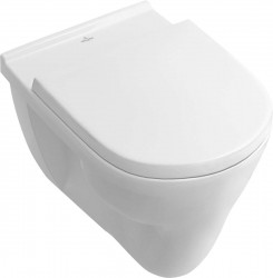 VILLEROY & BOCH - O.novo Závěsné WC, ploché splachování, Ceramicplus, bílá (566210R1)