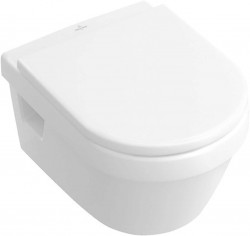 VILLEROY & BOCH - Omnia Architectura Závěsný klozet s WC sedátkem Combi-Pack, 370 mm x 530 mm, bílý - Combi-Pack (5684H101)