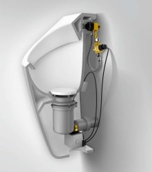 VILLEROY & BOCH - Radarové ovládání splachování ProDetect 2 pro pisoár, síťové napájení (9190N100)