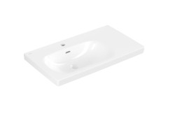 VILLEROY & BOCH - Skyla Umyvadlo, 80x46 cm, s přepadem, otvor pro baterii, alpská bílá (5A52L101)