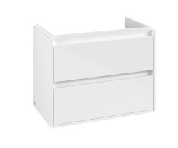 VILLEROY & BOCH - Skyla Umyvadlová skříňka, 77x60x44 cm, 2 zásuvky, Brilliant White (C79600VE)