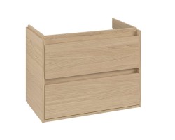 VILLEROY & BOCH - Skyla Umyvadlová skříňka, 77x60x44 cm, 2 zásuvky, Nordic Oak (C79700VJ)