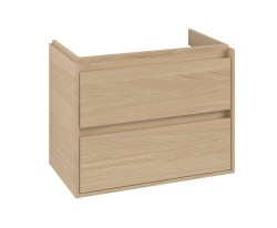 VILLEROY & BOCH - Skyla Umyvadlová skříňka, 77x60x44 cm, 2 zásuvky, Nordic Oak (C79800VJ)