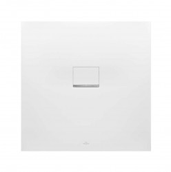VILLEROY & BOCH - Squaro Infinity Sprchová vanička, 90x90 cm, Quaryl, Stone White (UDQ9090SQI1V-RW)