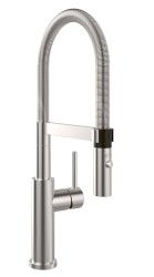 VILLEROY & BOCH - Steel Expert 2.0 Dřezová baterie s flexibilním ramenem a sprškou, nerez (928000LC)