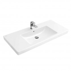 VILLEROY & BOCH - Subway 2.0 Umyvadlo nábytkové 100x47 cm, s přepadem, otvor pro baterii, alpská bílá (71751G01)