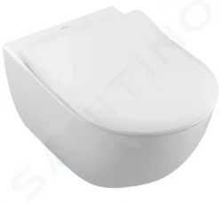 VILLEROY & BOCH - Subway 2.0 Závěsné WC se sedátkem SoftClosing, DirectFlush, CeramicPlus, alpská bílá (5614R2R1)