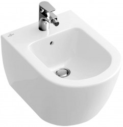 VILLEROY & BOCH - Subway 2.0 Závěsný bidet 375x565 mm, s CeramicPlus, alpská bílá (540000R1)