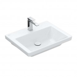 VILLEROY & BOCH - Subway 3.0 Umyvadlo 60x47 cm, bez přepadu, otvor pro baterii, CeramicPlus, alpská bílá (4A7061R1)