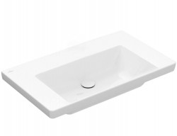 VILLEROY & BOCH - Subway 3.0 Umyvadlo 80x47 cm, bez přepadu, bez otvoru pro baterii, alpská bílá (4A708301)