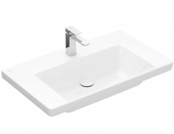 VILLEROY & BOCH - Subway 3.0 Umyvadlo 80x47 cm, bez přepadu, otvor pro baterii, alpská bílá (4A708101)