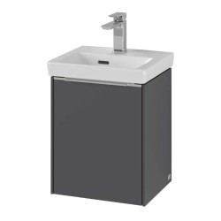 VILLEROY & BOCH - Subway 3.0 Umyvadlová skříňka, 35x43x31 cm, 1 dvířka, grafitová (C58400VR)