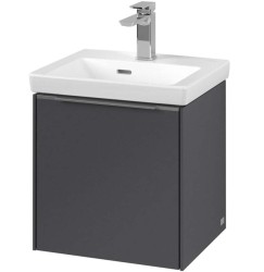 VILLEROY & BOCH - Subway 3.0 Umyvadlová skříňka, 42x43x38 cm, 1 dvířka, grafitová (C58100VR)