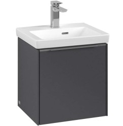 VILLEROY & BOCH - Subway 3.0 Umyvadlová skříňka, 42x43x38 cm, 1 dvířka, grafitová (C58200VR)