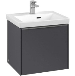 VILLEROY & BOCH - Subway 3.0 Umyvadlová skříňka, 47x43x41 cm, 1 zásuvka, grafitová (C58000VR)