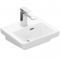 VILLEROY & BOCH - Subway 3.0 Umývátko nábytkové 37x31 cm, s přepadem, otvor pro baterii, alpská bílá (43703701)