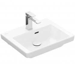 VILLEROY & BOCH - Subway 3.0 Umývátko nábytkové 50x40 cm, s přepadem, otvor pro baterii, alpská bílá (4370FF01)