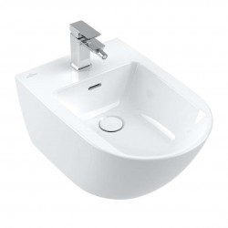 VILLEROY & BOCH - Subway 3.0 Závěsný bidet 560x375 mm, s přepadem, otvor pro baterii, alpská bílá (44700001)
