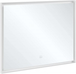 VILLEROY & BOCH - Subway 3.0 Zrcadlo v rámu s LED osvětlením, 100x75 cm, dotykový senzor (A4631000)