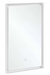 VILLEROY & BOCH - Subway 3.0 Zrcadlo v rámu s LED osvětlením, 50x75 cm, dotykový senzor (A4635000)