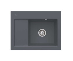 VILLEROY & BOCH - Subway 45 Keramický dřez 65x51 cm, CeramicPlus, grafit (331301i4)