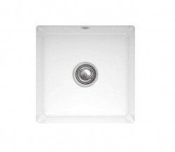 VILLEROY & BOCH - Subway 50 Keramický dřez 44x44 cm, CeramicPlus, alpská bílá (332501R1)