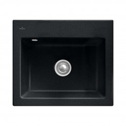 VILLEROY & BOCH - Subway 60 Keramický dřez 60x51 cm, CeramicPlus, chromit (330901J0)