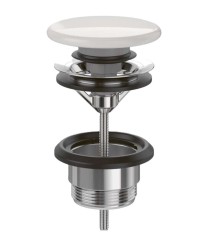 VILLEROY & BOCH - Umyvadlová výpusť, ClickClack, alpská bílá (68170001)