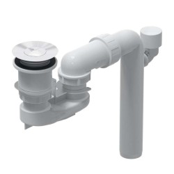VILLEROY & BOCH - Vanová odtoková a přepadová souprava, ViFlow, alpská bílá (U90953001)