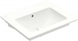 VILLEROY & BOCH - Venticello Umyvadlo 65x50 cm, s přepadem, bez otvoru pro baterii, alpská bílá (41246701)