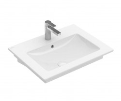 VILLEROY & BOCH - Venticello Umyvadlo nábytkové 65x50 cm, s přepadem, otvor pro baterii, alpská bílá (4124G601)