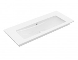 VILLEROY & BOCH - Venticello Umyvadlo nábytkové 80x50 cm, s přepadem, bez otvoru pro baterii, CeramicPlus, alpská bílá (41048JR1)